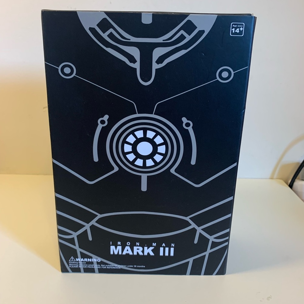 Marvel Iron Man Mark III Action Figure - Black and White
